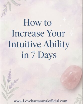 How to Increase Your Intuitive Ability in 7 Days E-Book