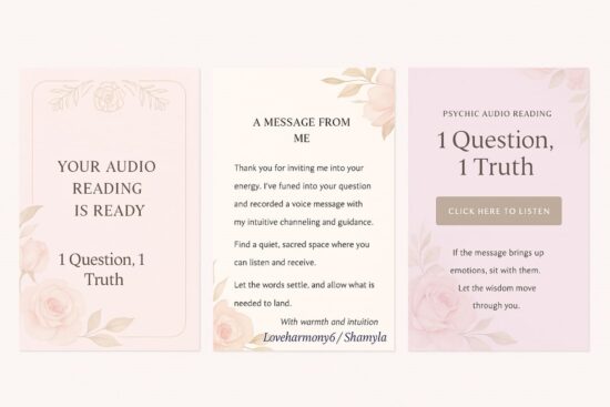 1 Question, 1 Truth — Psychic Audio Reading